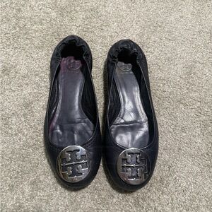 Tory Burch Black Ballet Flats